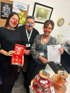 ERA Employability Team raising funds with cake for Comic Relief